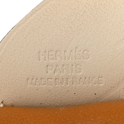 Hermes Milo Lambskin Grigri Rodeo Pegase Horse Bag Charm PM Sesame Black Nata 3 of 5