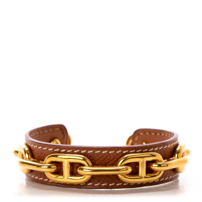 Hermes Epsom Chaine D'Ancre Bracelet Gold 1 of 4
