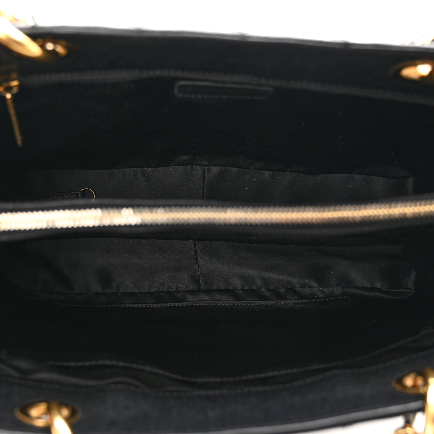 Caviar Quilted Grand Shopping Tote GST Black