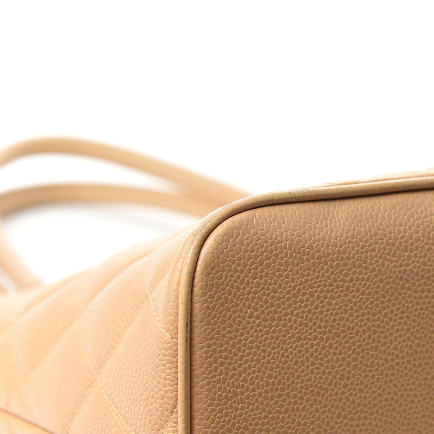 Chanel Caviar Quilted Medallion Tote Beige 8 of 15