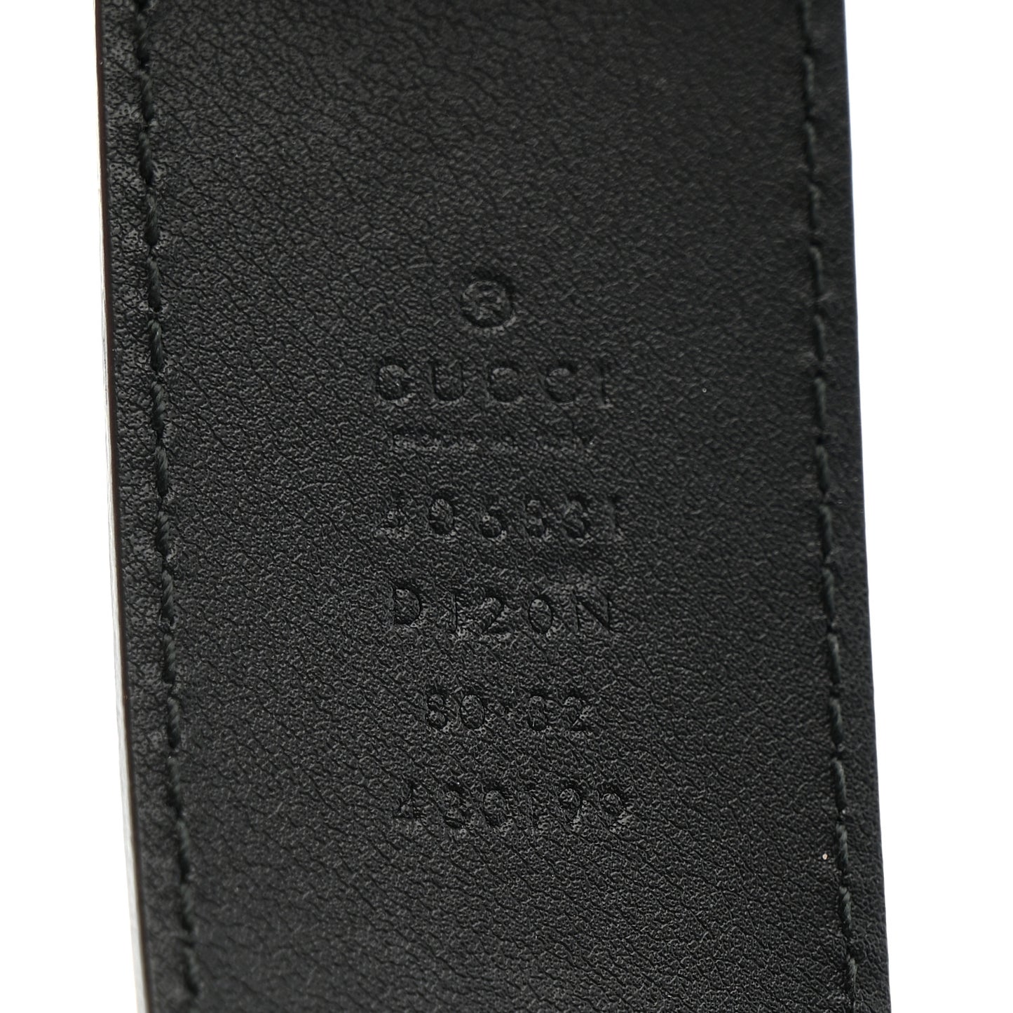 Dollar Pigprint Double G 40mm Belt  80 32 Belt Black