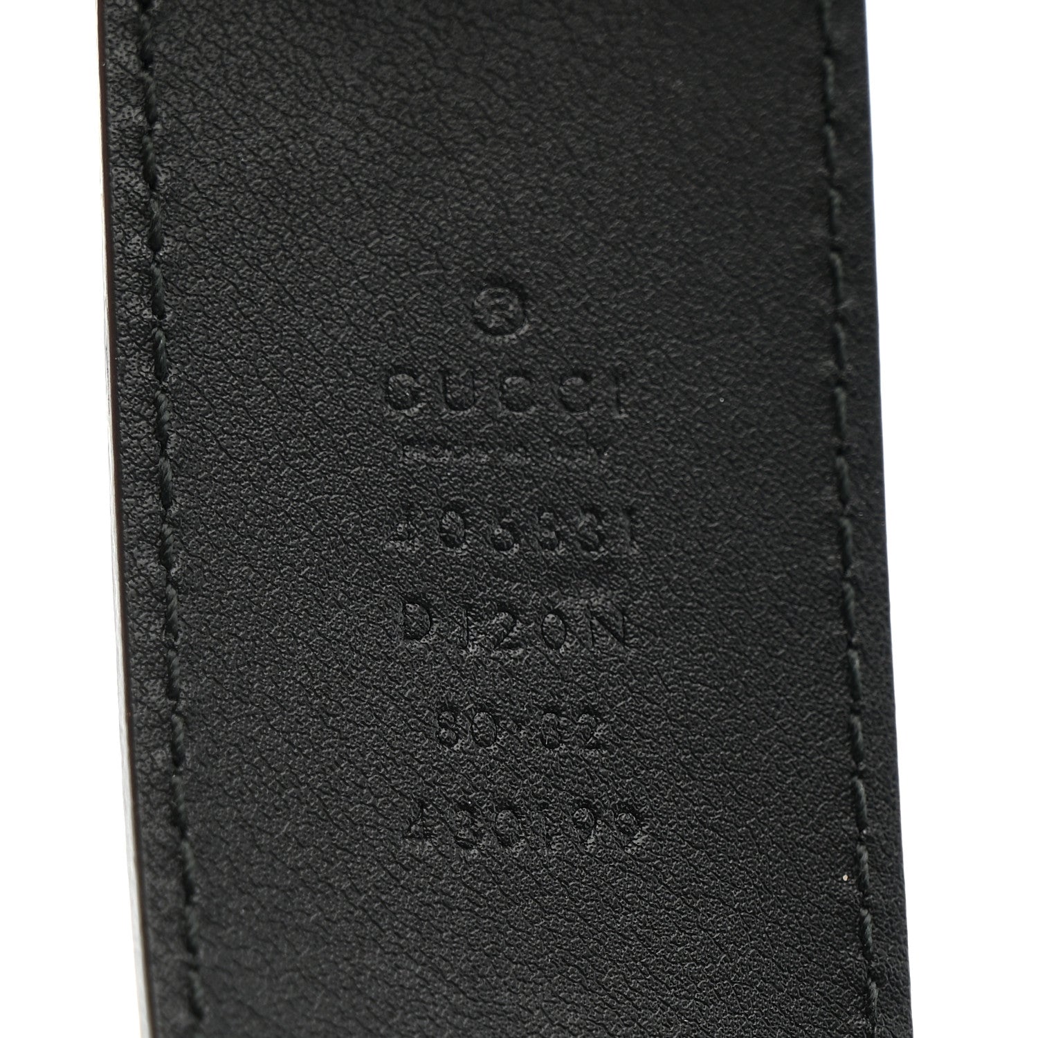 Gucci Dollar Pigprint Double G 40mm Belt  80 32 Belt Black 3 of 5