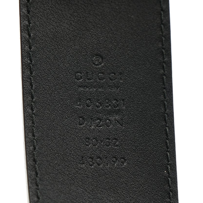 Gucci Dollar Pigprint Double G 40mm Belt  80 32 Belt Black 3 of 5