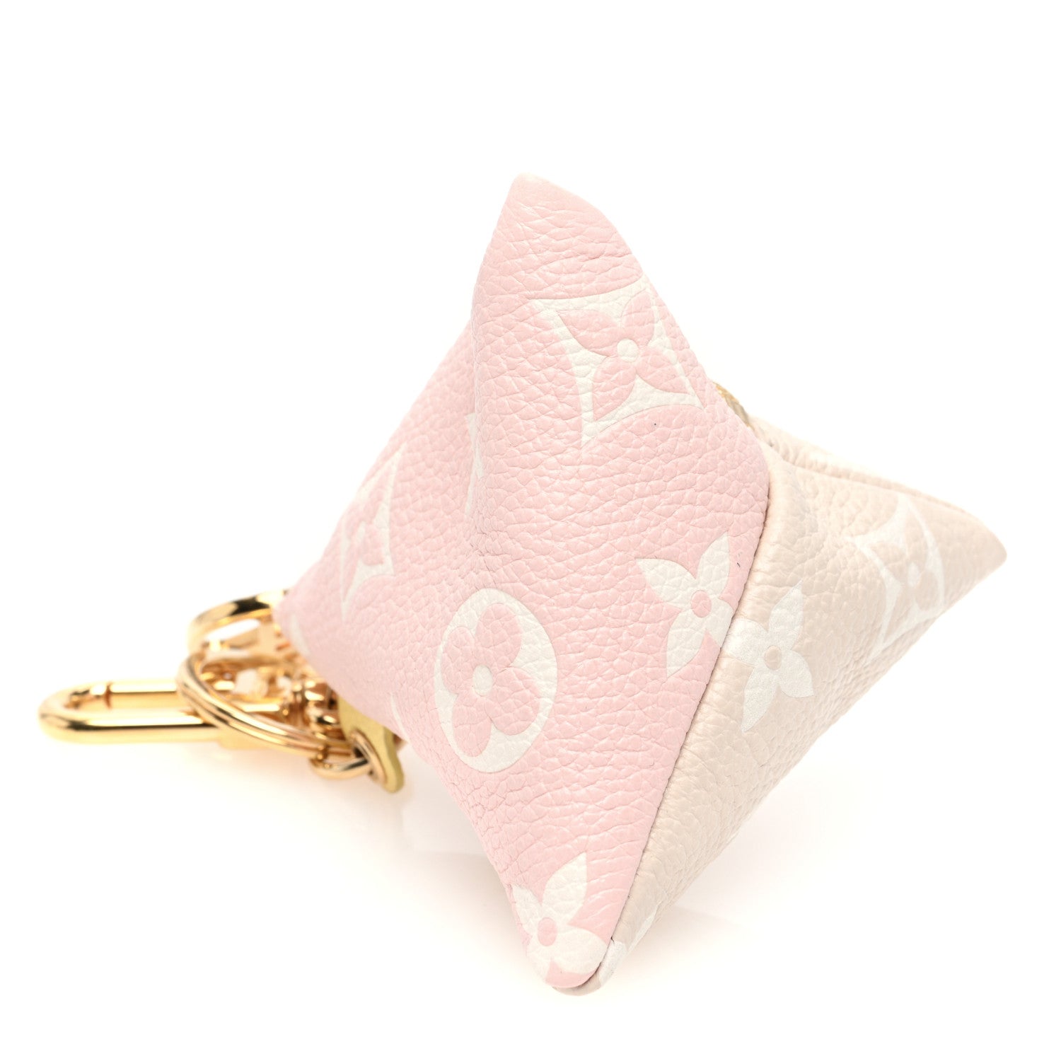 Louis Vuitton Monogram Berlingot Key Pouch Rose Beige 4 of 6