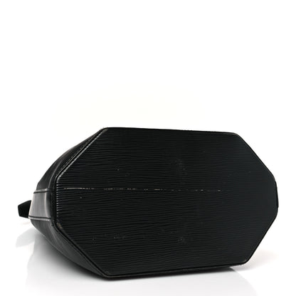 Louis Vuitton Epi Sac D'Epaule GM Black Black 4 of 9