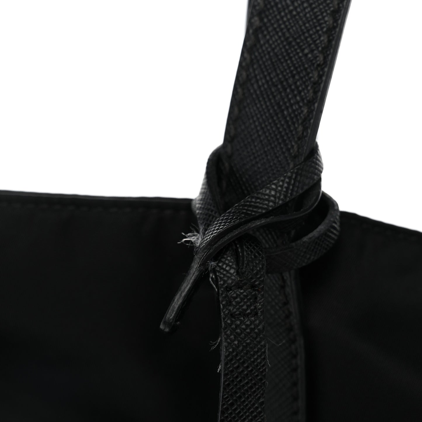 X JAMES JEAN Tessuto Nylon Patch Shopping Tote Black
