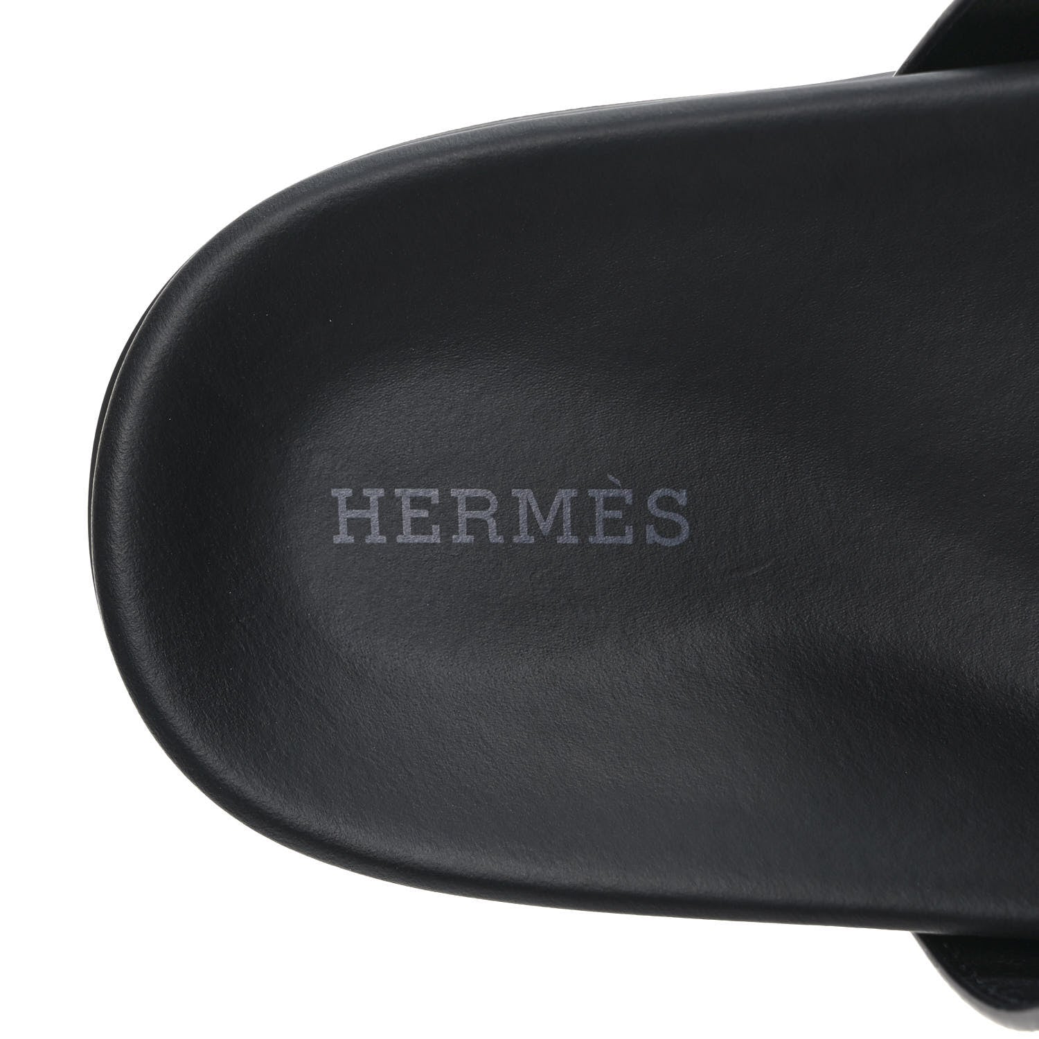 Hermes Calfskin Womens Chypre Sandals 38 Black 7 of 9