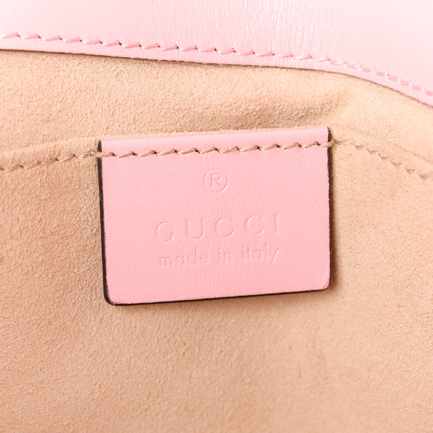 Gucci Calfskin Matelasse Mini GG Marmont Shoulder Bag Wild Rose 6 of 11