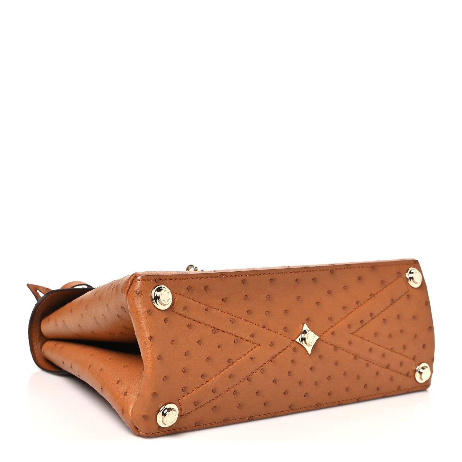 Louis Vuitton Ostrich Rose Des Vents PM Cognac 5 of 11