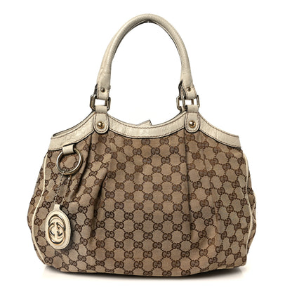 Gucci Monogram Medium Sukey Tote Off White 1 of 14