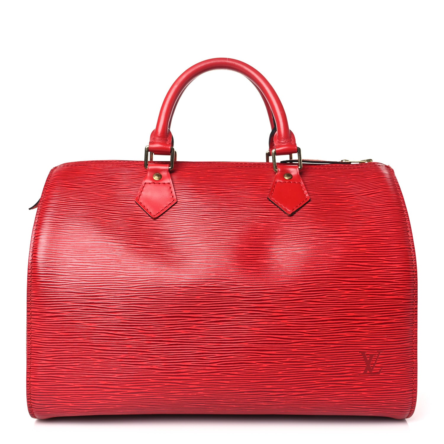 Louis Vuitton Epi Speedy 30 Castillan Red 1 of 10