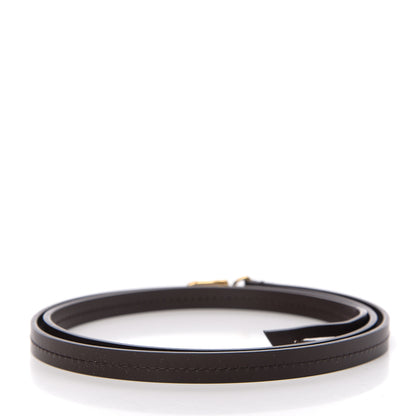 Louis Vuitton Calfskin 12mm Favorite Long Strap Brown 2 of 2