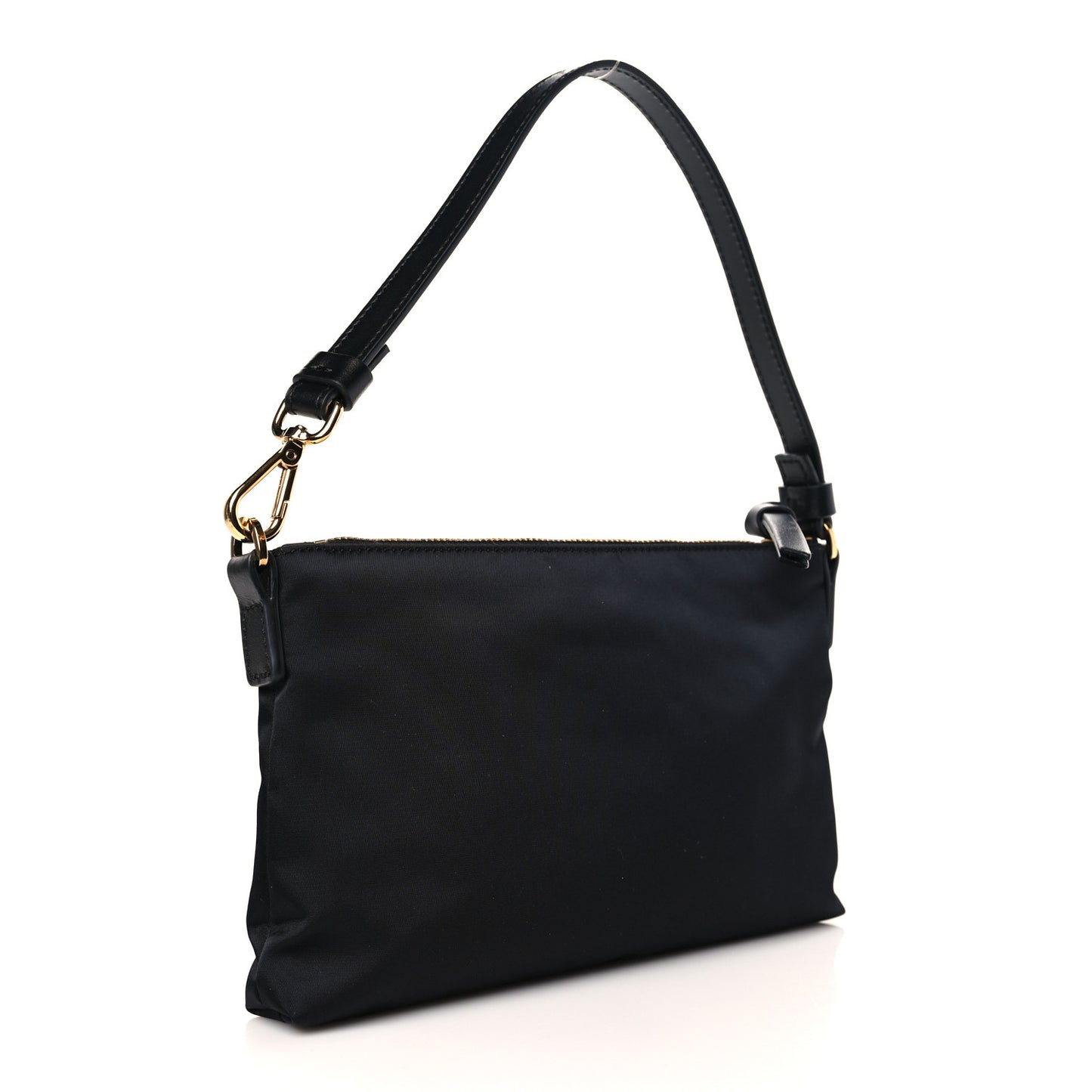 Nylon Tribute Icon Flat Pouch Black