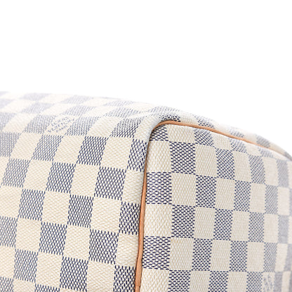 Louis Vuitton Damier Azur Speedy 30 12 of 19