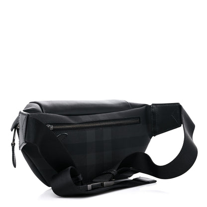 Burberry Charcoal Check Calfskin Sonny Bum Bag Charcoal 3 of 12