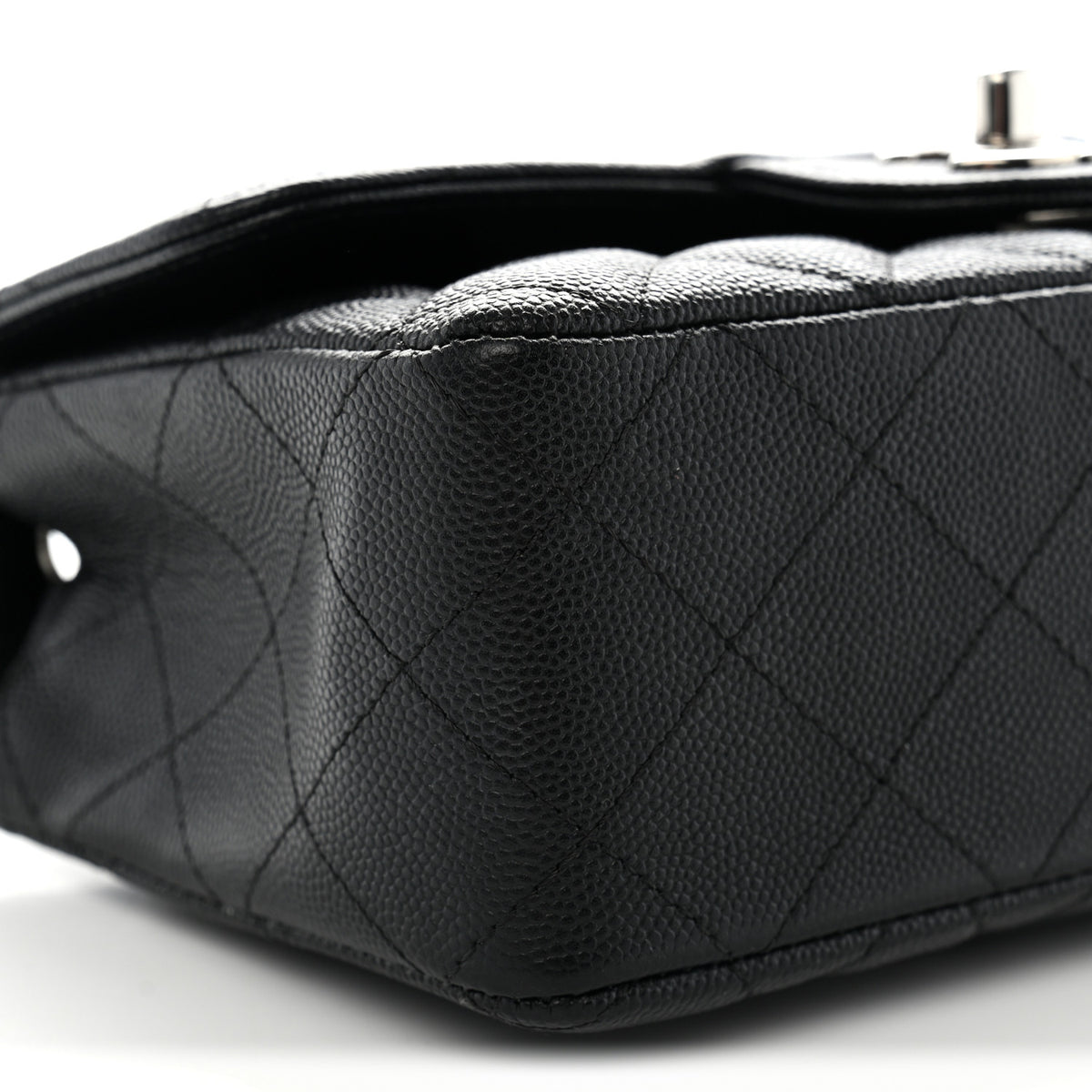Chanel Caviar Quilted Mini Rectangular Flap Black 9 of 11