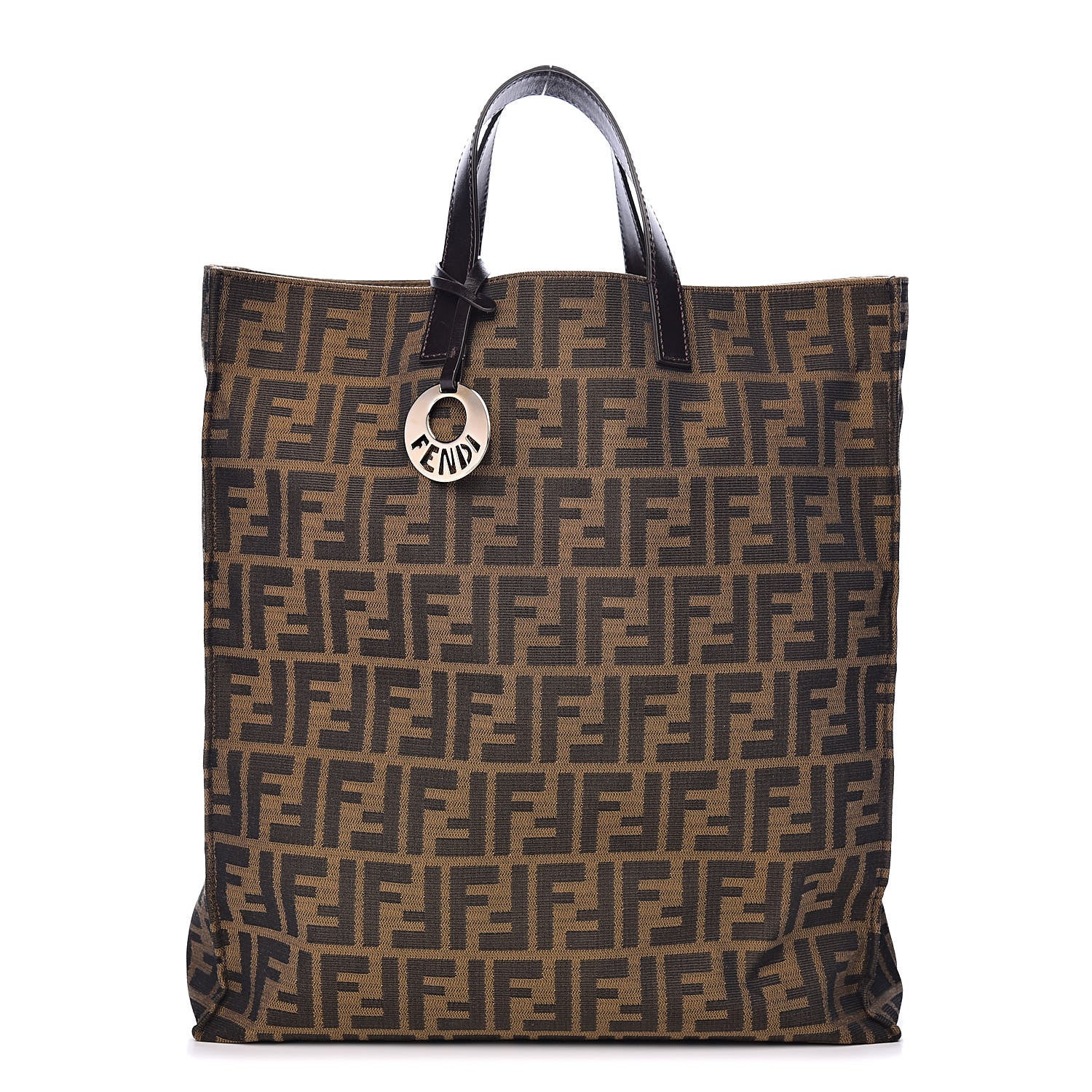 Fendi Zucca Shopping Tote Tobacco 1 of 12