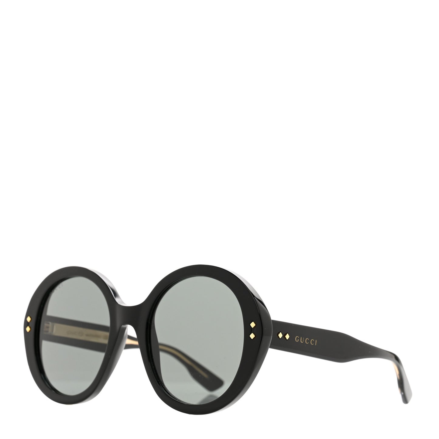 Acetate Round Sunglasses GG1081S Black