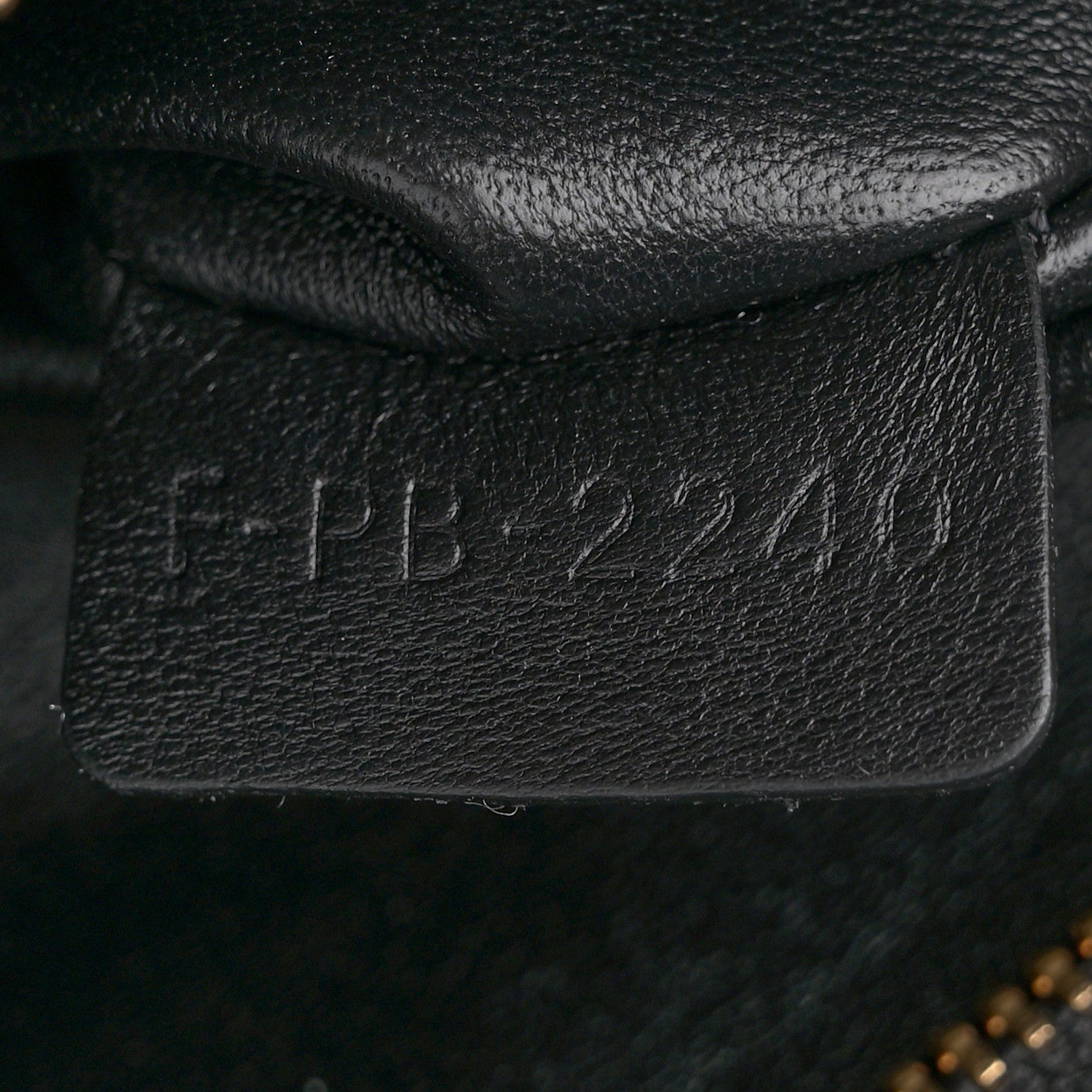 Celine Shiny Calfskin Medium Triomphe Black 7 of 11