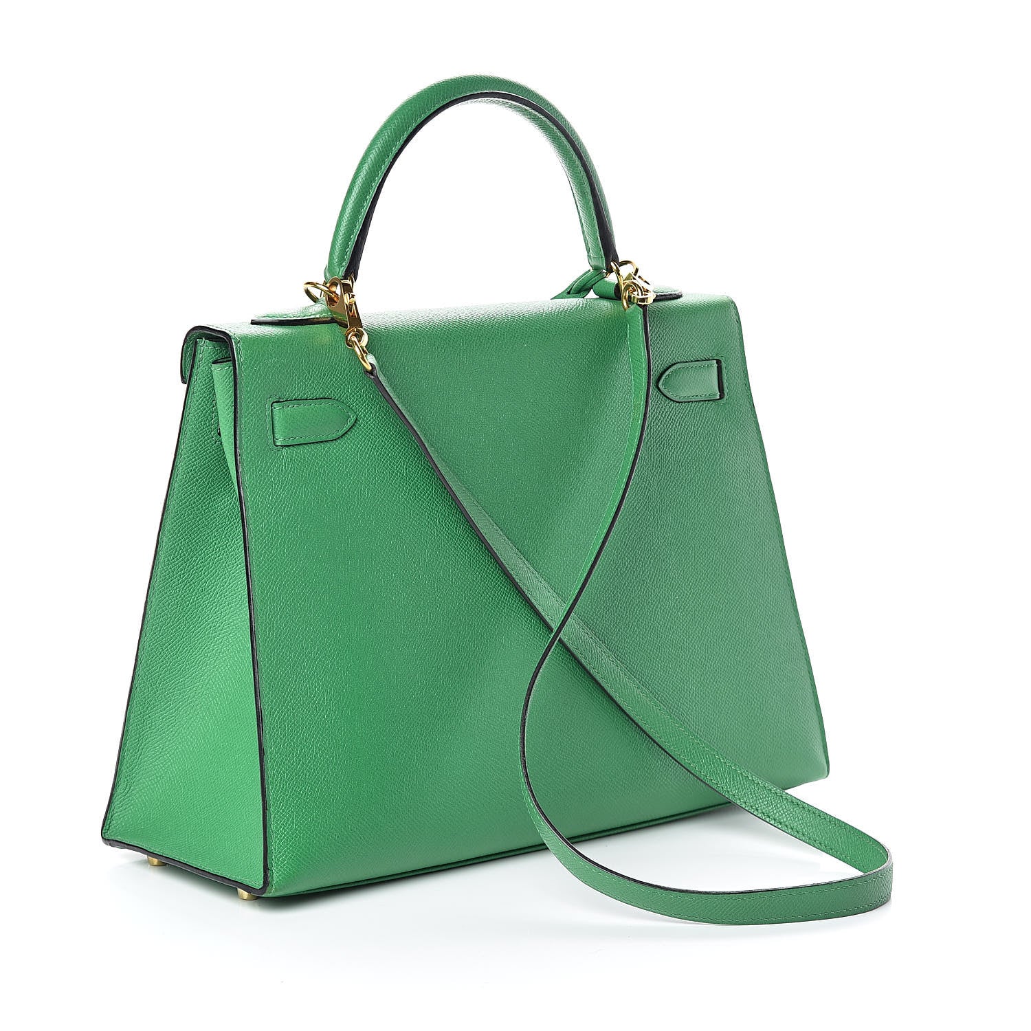 Hermes Epsom Kelly Sellier 32 Bamboo 3 of 34