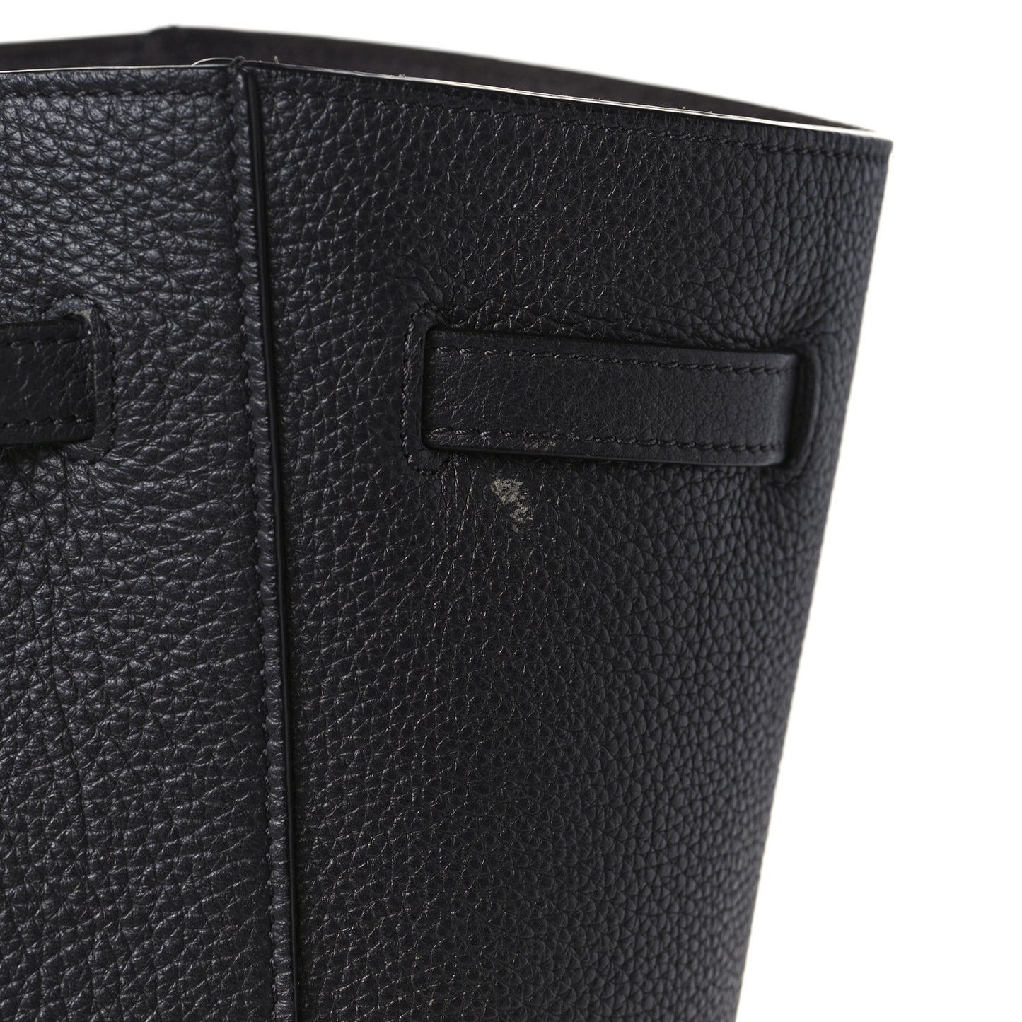 Soft Grained Calfskin Small Belt Cabas Phantom Navy