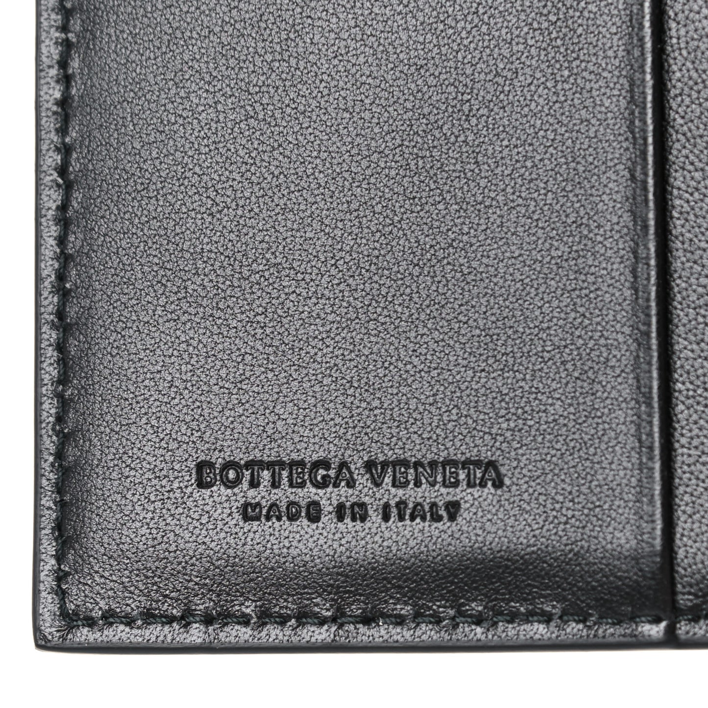 Nappa Intrecciato French Flap Wallet Black