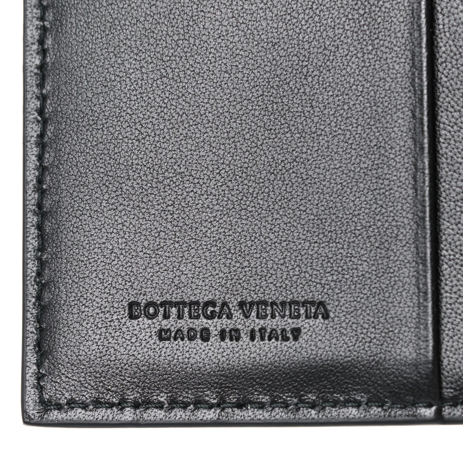 Bottega Veneta Nappa Intrecciato French Flap Wallet Black 7 of 8