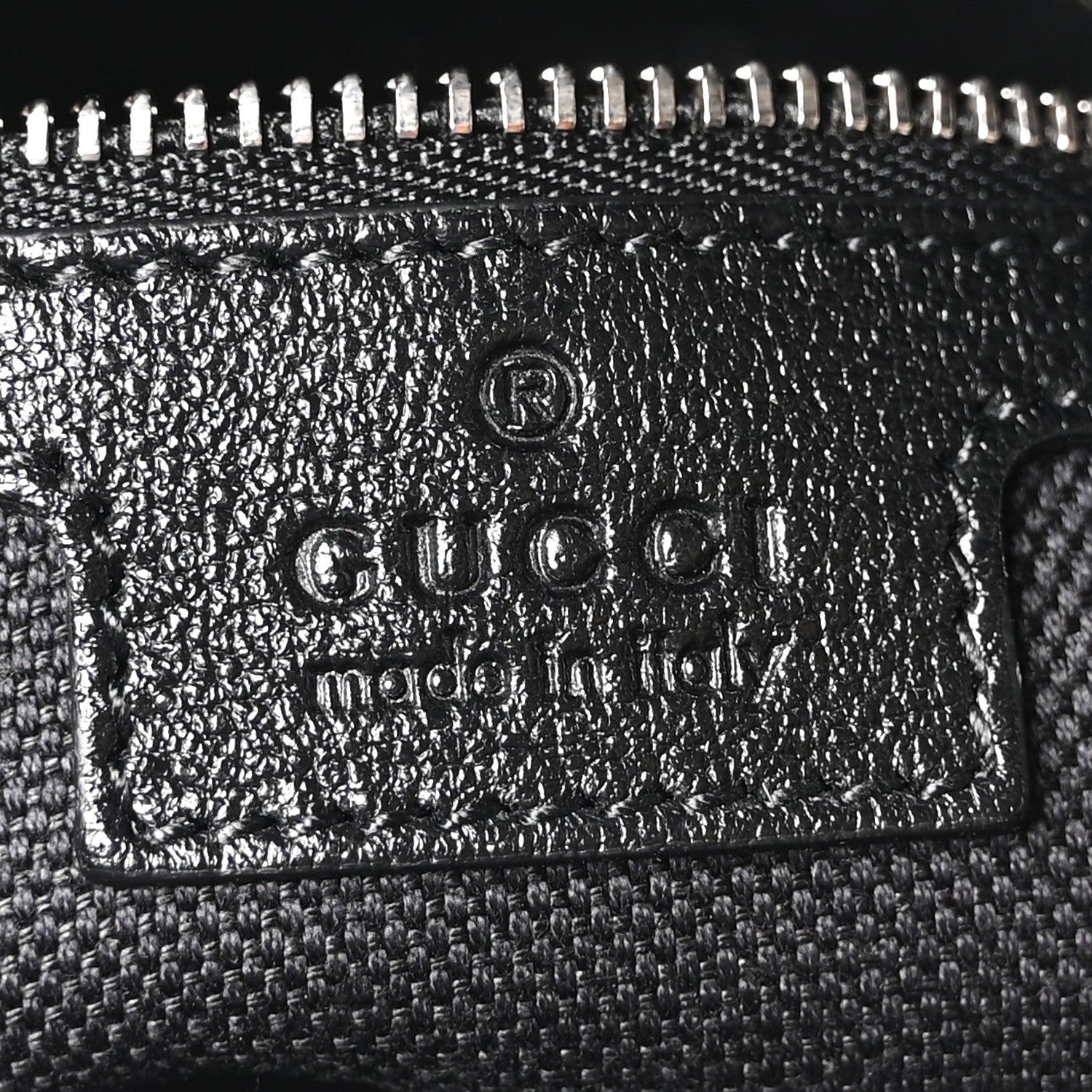 Gucci Sakai Be Green Calfskin Diagonal Stitched Medium Blondie Tote Black 6 of 10
