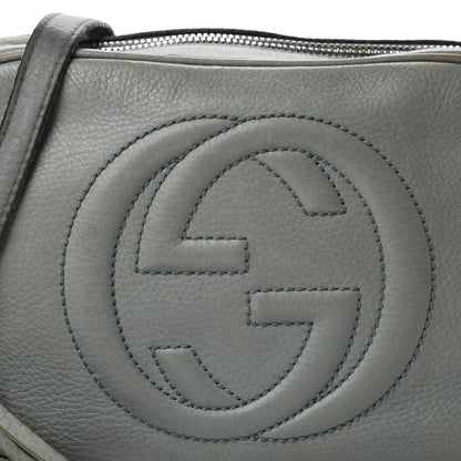 Gucci Pebbled Calfskin Small Soho Disco Bag Light Blue 19 of 19