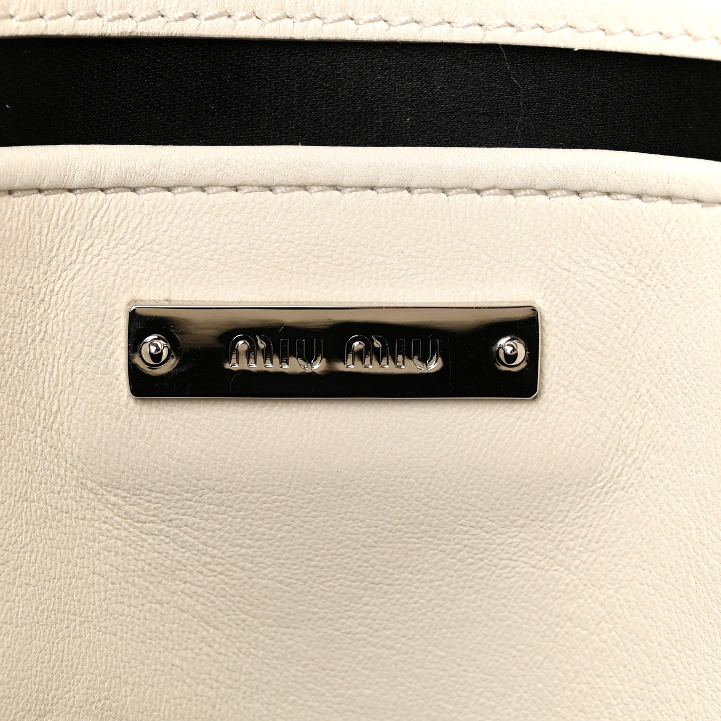 Nappa Matelasse Crystal Flap Clutch White