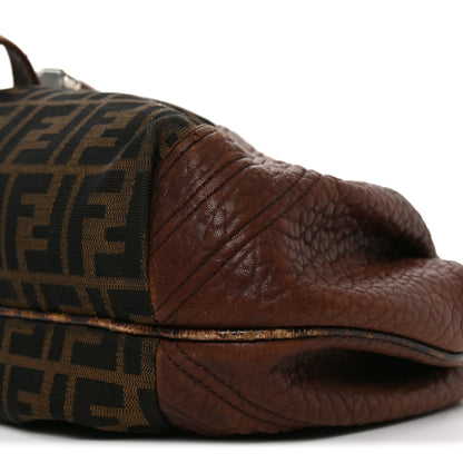 Fendi Zucca Nappa Nuvolata Vitello Tortuga Spy Tobacco Moro 10 of 11