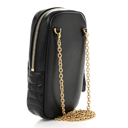 Salvatore Ferragamo Calfskin Quilted Gancini Mini Mufasa Crossbody Black 3 of 10