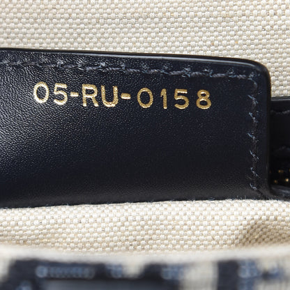Christian Dior Monogram Saddle Bag Blue 7 of 9