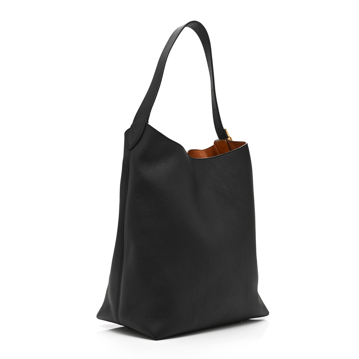 Louis Vuitton Grained Calfskin Low Key Hobo MM Black 4 of 10