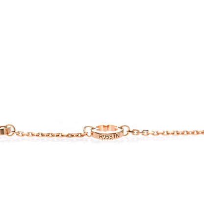Bulgari 18K Rose Gold Diamond Ruby Fiorever Pendant Necklace 5 of 5