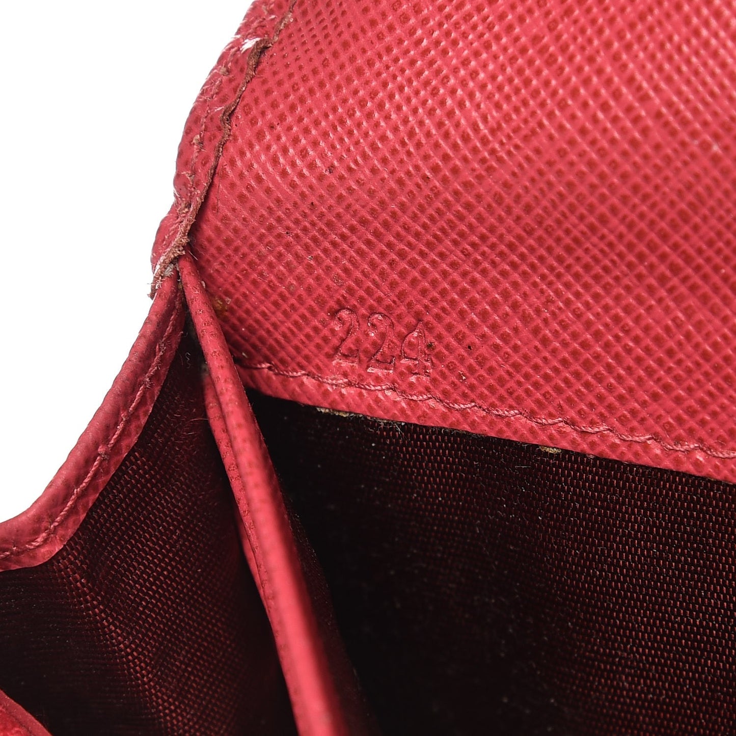 Saffiano Metal Continental Flap Wallet Peonia