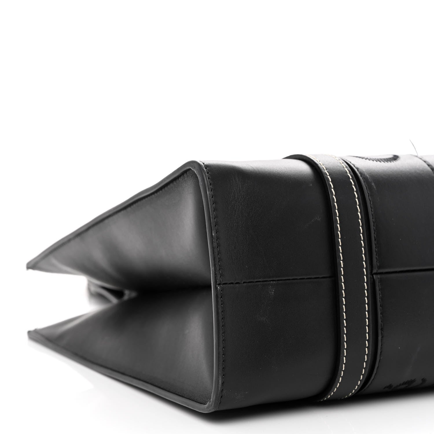 Chloe Calfskin Medium Woody Tote Black 9 of 12