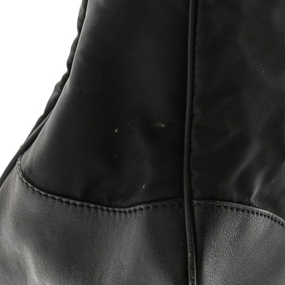 Prada Tessuto Nylon Hobo Black 12 of 13
