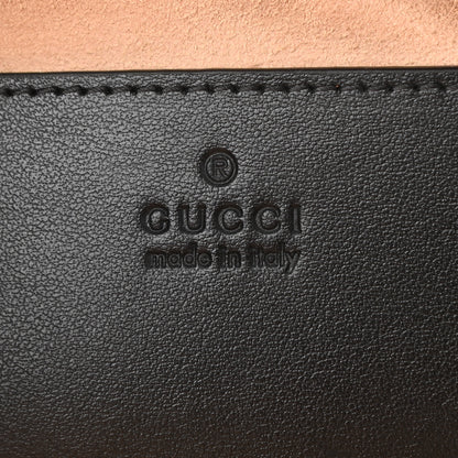 Gucci Calfskin Matelasse Small GG Marmont Chain Shoulder Bag Black 6 of 13