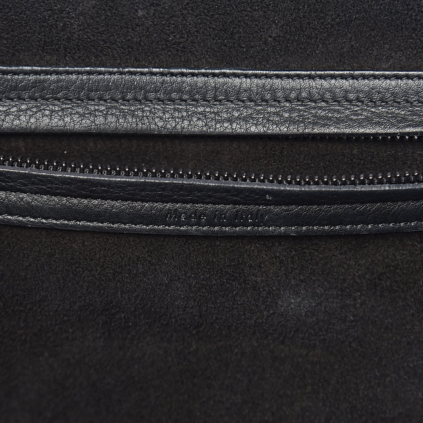Supple Calfskin Medium Phantom Luggage Black