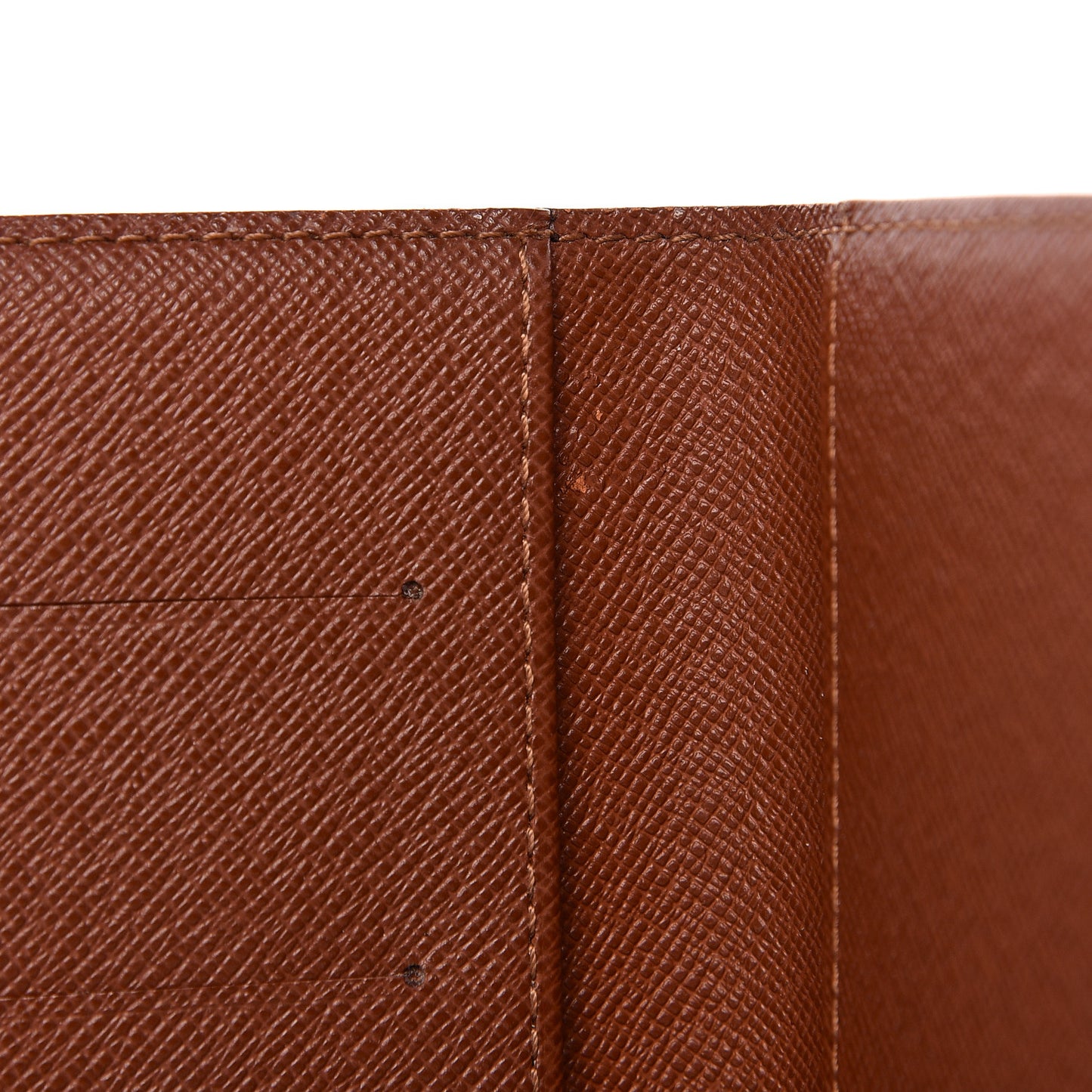 Monogram Checkbook Holder Case Wallet