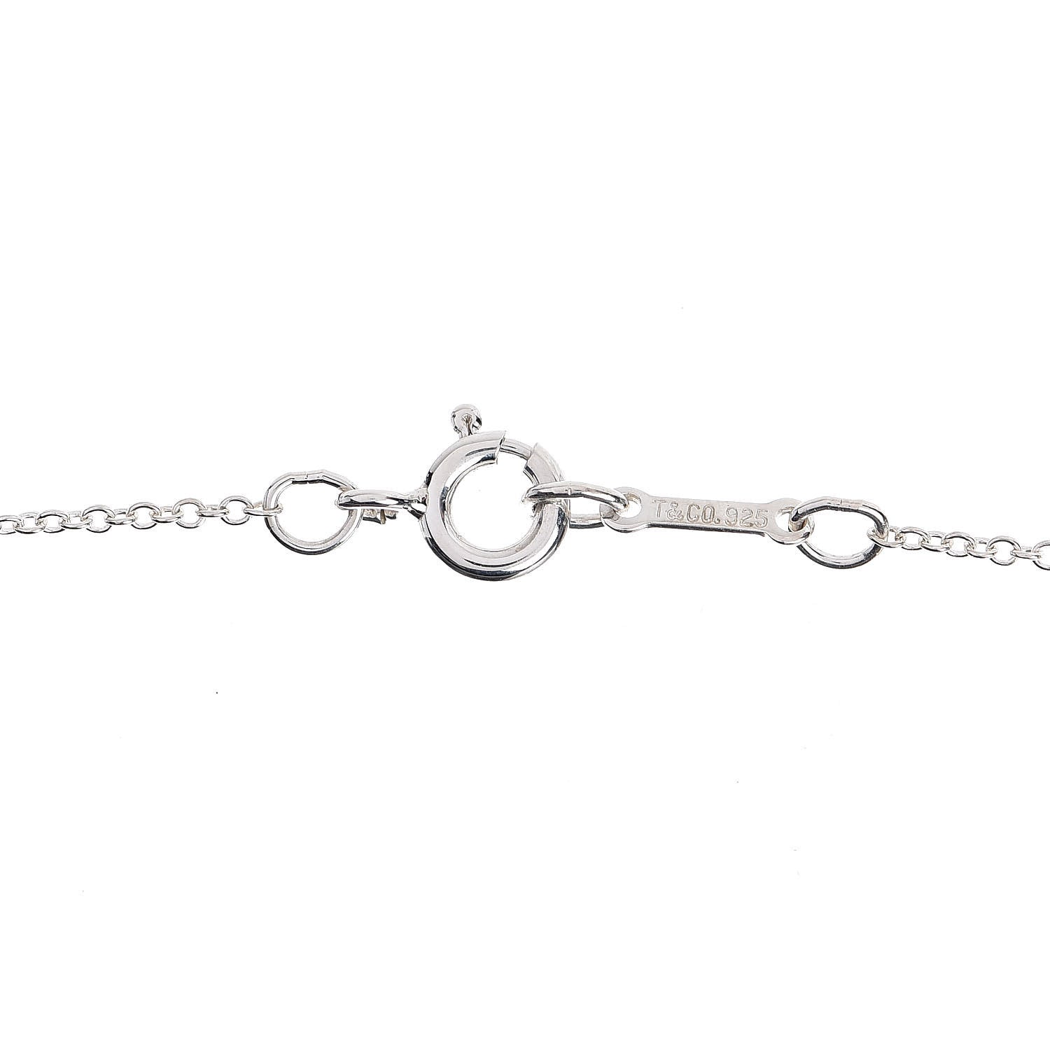 Tiffany Sterling Silver Small Paloma Picasso Loving Heart Pendant Necklace 4 of 4