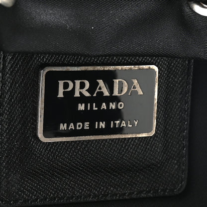 Prada Tessuto Nylon Montagna Double Buckle Backpack Black 6 of 10