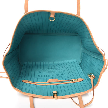 Louis Vuitton Monogram V Neverfull MM Turquoise 6 of 9