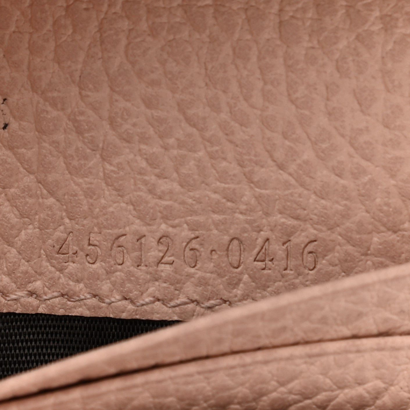 Dollar Calfskin GG Marmont Card Case Perfect Pink