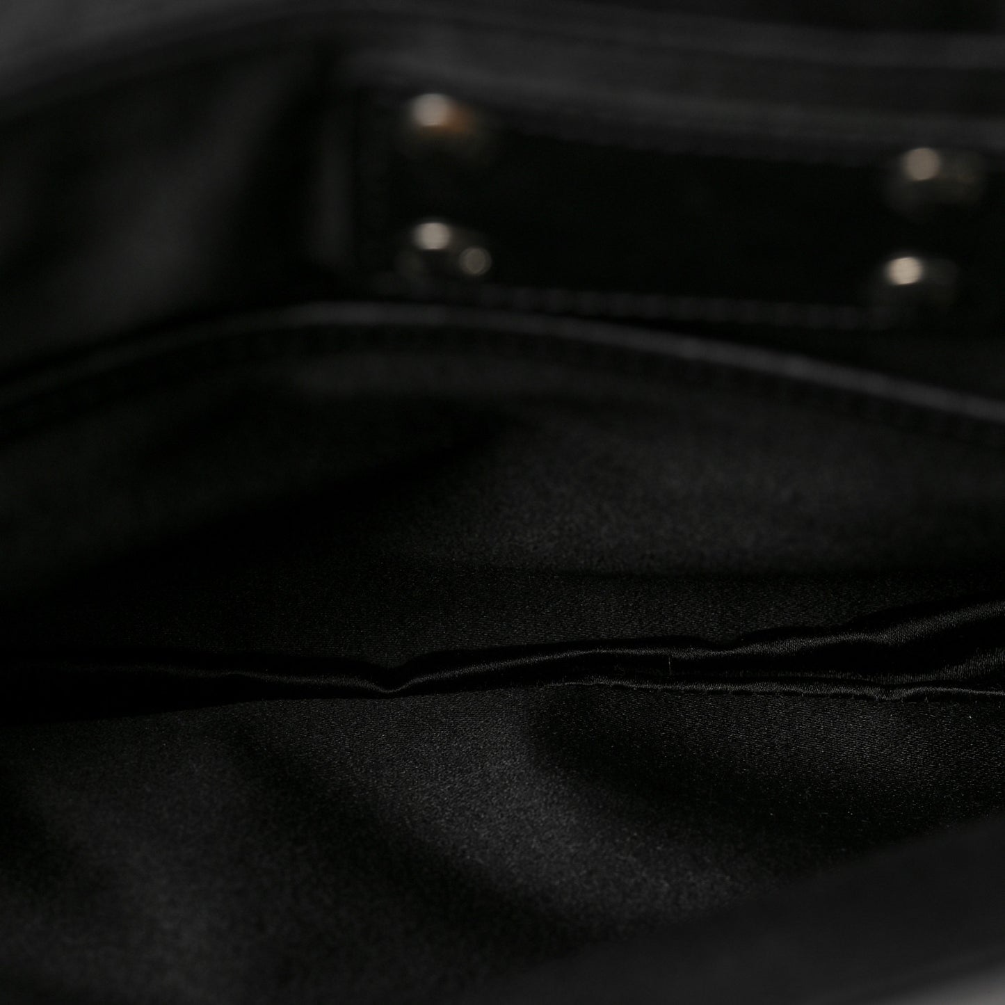 Satin Mini Monogram Conte De Fees Patchwork Musette Black