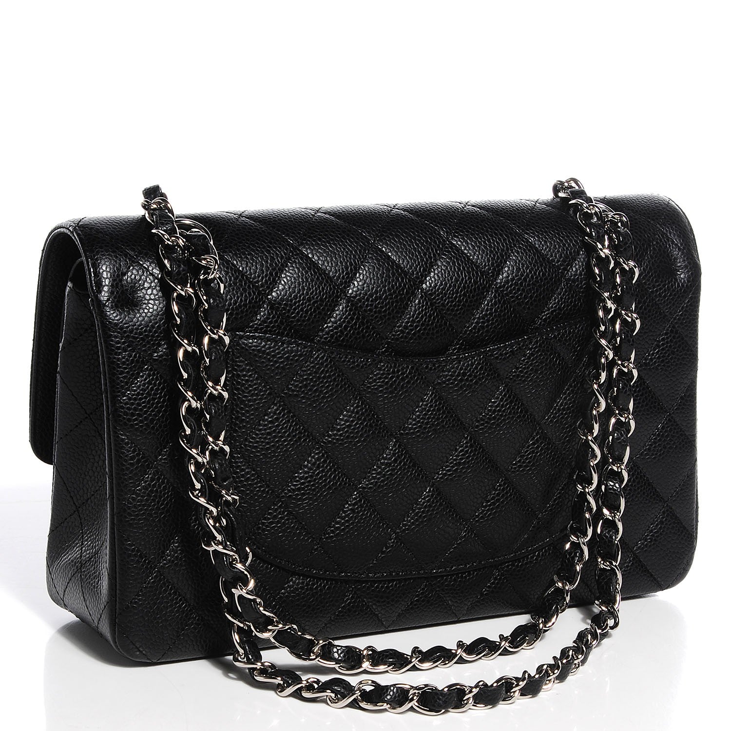 Chanel Caviar Quilted Medium Double Flap Black 3 of 9