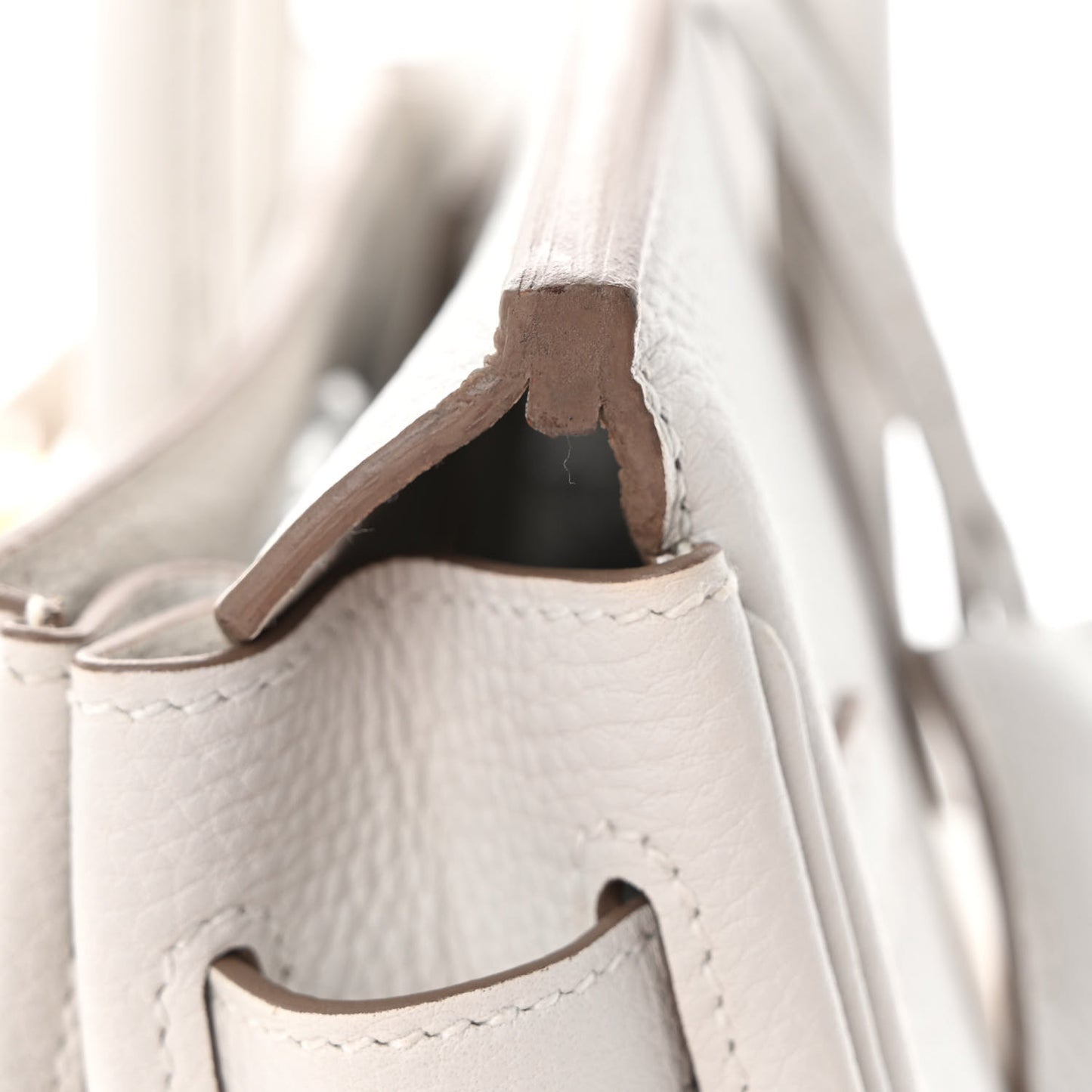Togo Birkin 25 Gris Pale