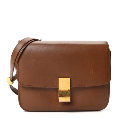 Celine Box Calfskin Medium Classic Box Flap Bag Camel 1 of 11