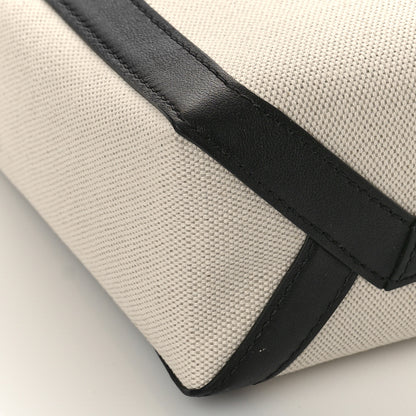 Valentino Garavani Canvas VLTN Print Tote Black Ivory 7 of 8
